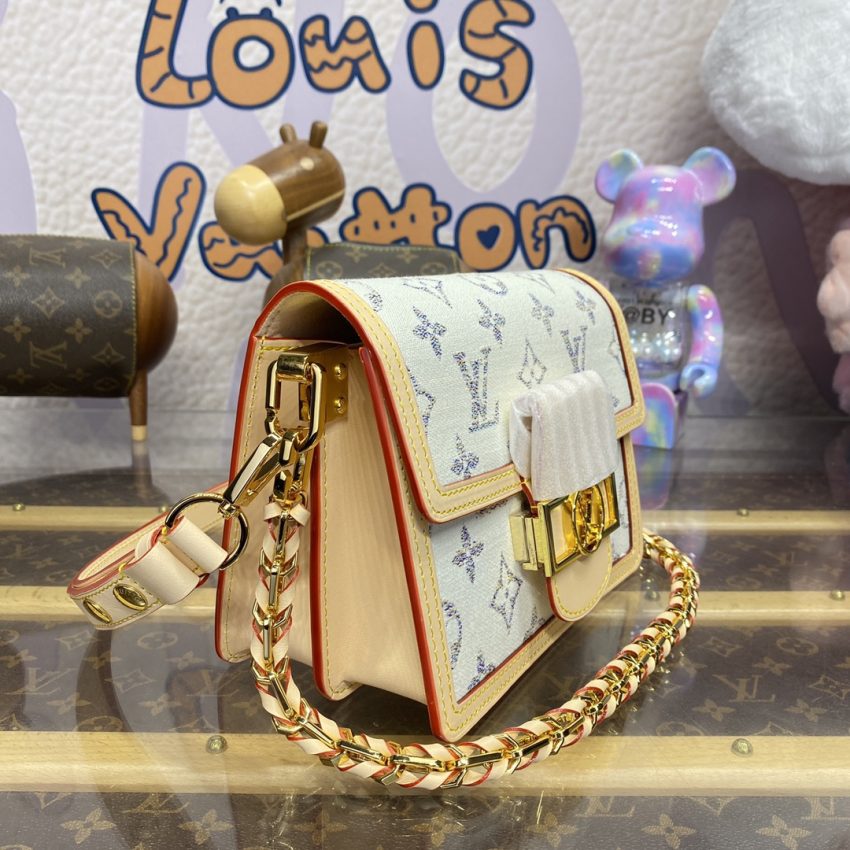 Replica Louis Vuitton Dauphine Mini Light Blue - top-rated replica designer bag