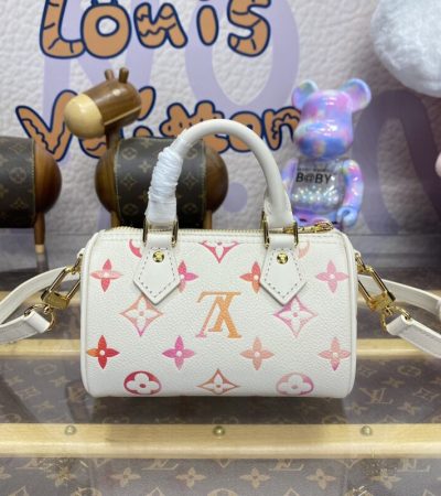 Replica Louis Vuitton Speedy Nano Orange - premium 1:1 fake handbag model