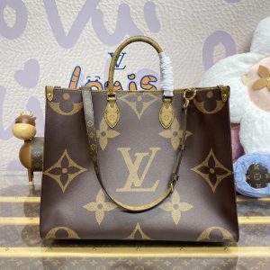 Replica LV OnTheGo Large Brown - realistic designer-inspired fake bag