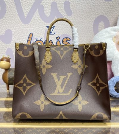 Replica LV OnTheGo Large Brown - realistic designer-inspired fake bag