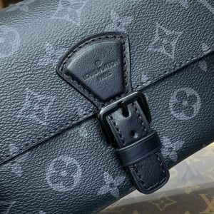Replica Louis Vuitton Wearable Wallet Black - authentic-look luxury purse replica