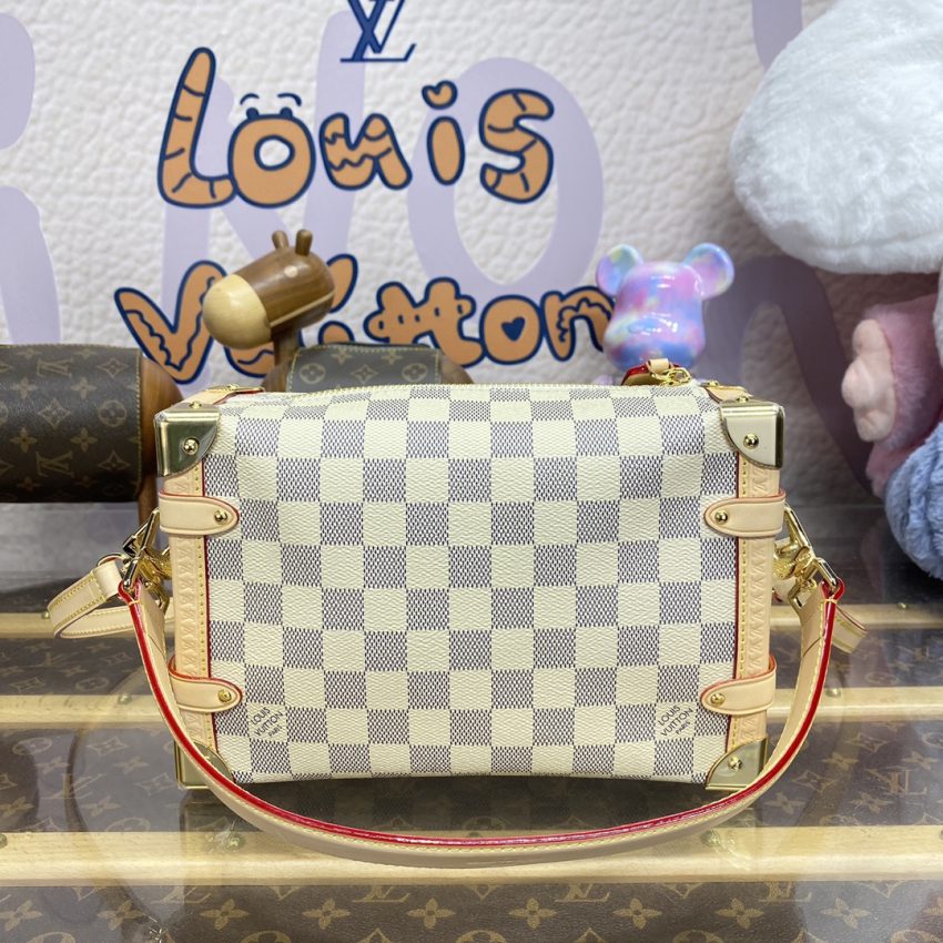 Replica Louis Vuitton Side Trunk Beige Square - premium-grade designer purse dupe
