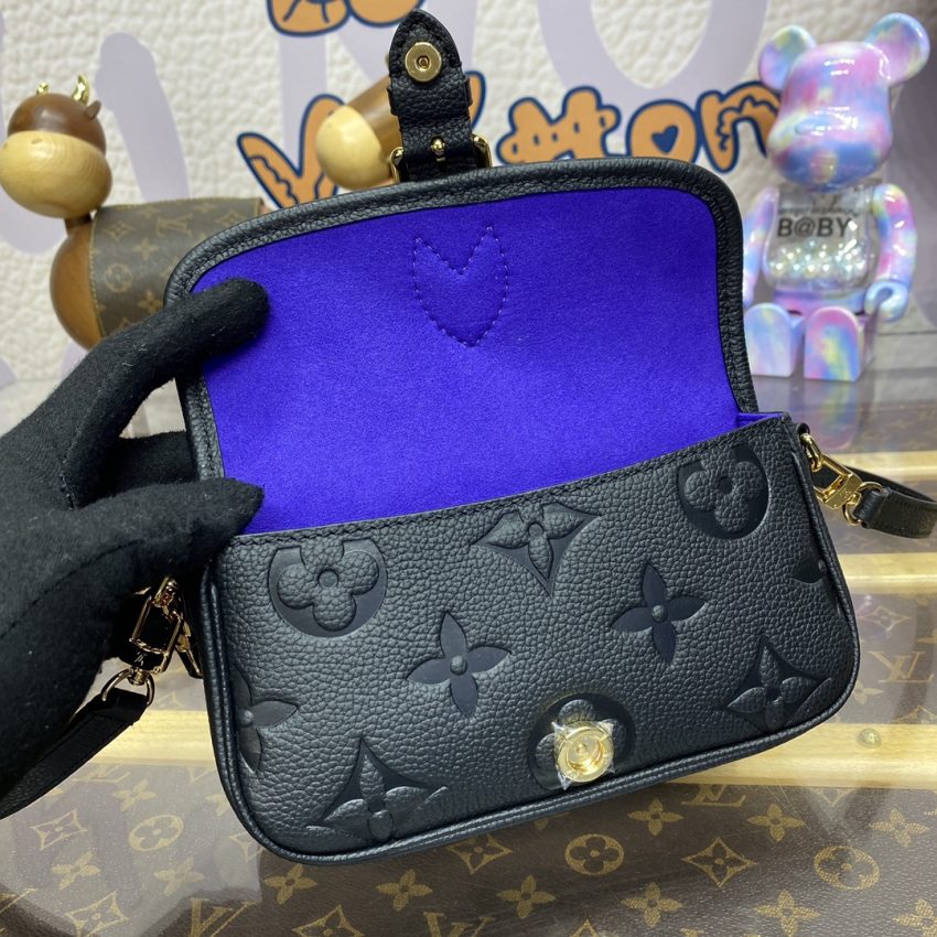 Replica Louis Vuitton Nano Diane Black - authentic-look luxury purse replica