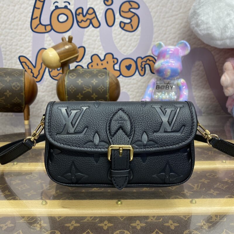 Replica Louis Vuitton Nano Diane Black - authentic-look luxury purse replica