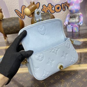 Replica Louis Vuitton Wallet on Chain Ivy Sky Blue - best quality luxury bag dupe