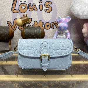 Replica Louis Vuitton Wallet on Chain Ivy Sky Blue - high-quality designer bag clone