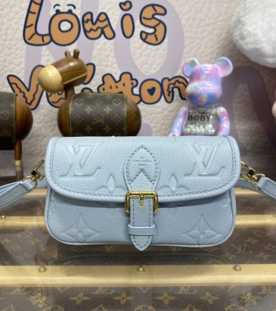 Replica Louis Vuitton Wallet on Chain Ivy Sky Blue - high-quality designer bag clone