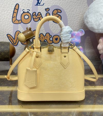 Replica Louis Vuitton Alma BB Apricot - near-authentic luxury replica handbag