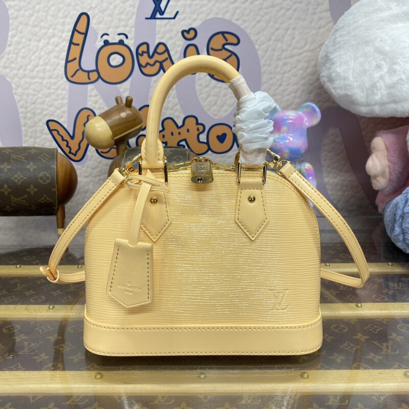 Replica Louis Vuitton Alma BB Apricot - near-authentic luxury replica handbag