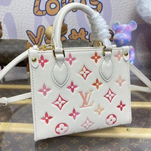 Replica LV OnTheGo White Orange - high-accuracy replica luxury purse