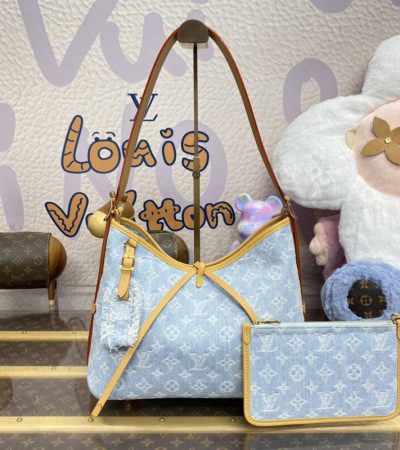 Replica Louis Vuitton Carry All PM Light Denim - top-rated replica designer bag