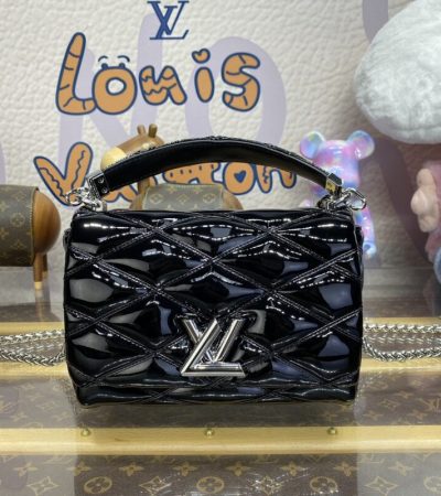Replica Louis Vuitton Go-14 Black Patent - best quality luxury bag dupe