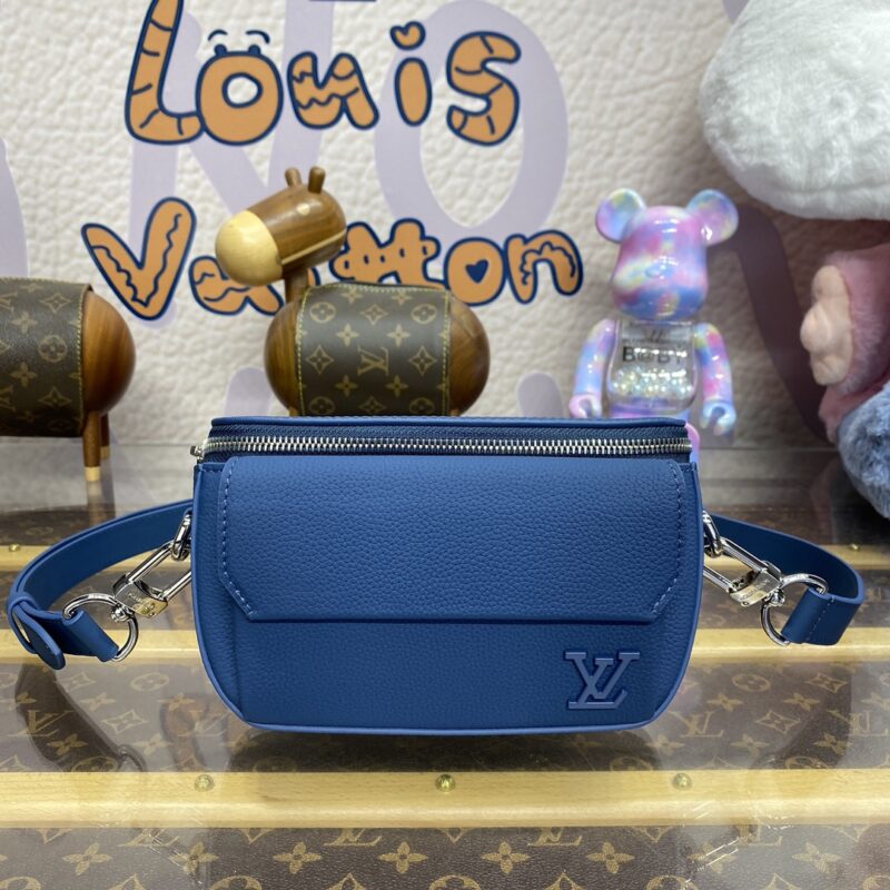 Replica Louis Vuitton Pilot Wearable Wallet Blue - high-accuracy replica luxury purse