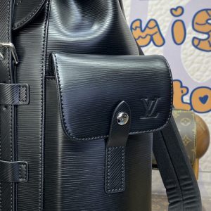 Replica Louis Vuitton Christopher Backpack Black - high-accuracy replica luxury purse