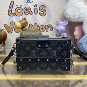 Replica Louis Vuitton Petite Malle Black - high-accuracy replica luxury purse