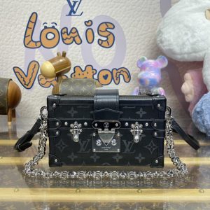 Replica Louis Vuitton Petite Malle Black - best-selling designer handbag dupe
