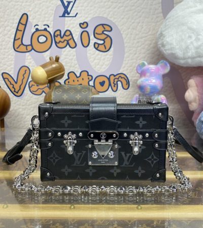 Replica Louis Vuitton Petite Malle Black - best-selling designer handbag dupe