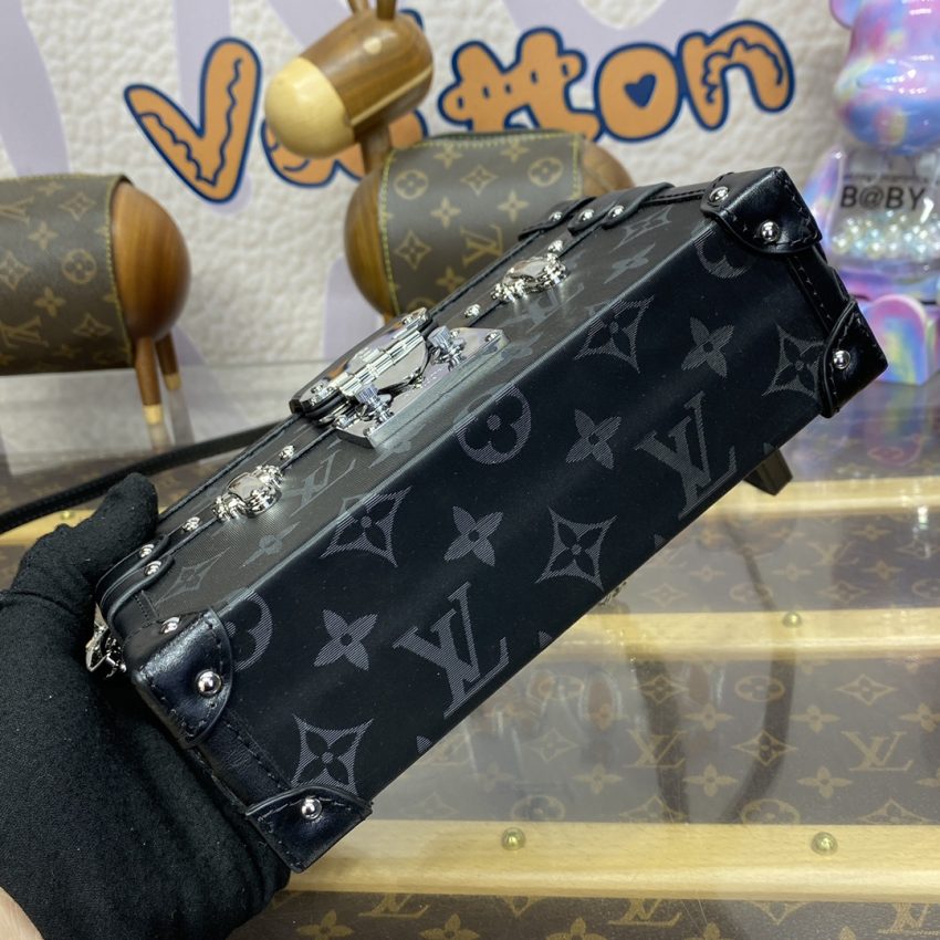 Replica Louis Vuitton Petite Malle Black - elite superclone designer purse