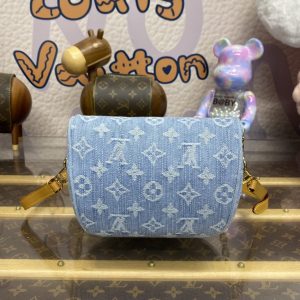 Replica Louis Vuitton Bumbag Mini Denim - premium-grade designer purse dupe