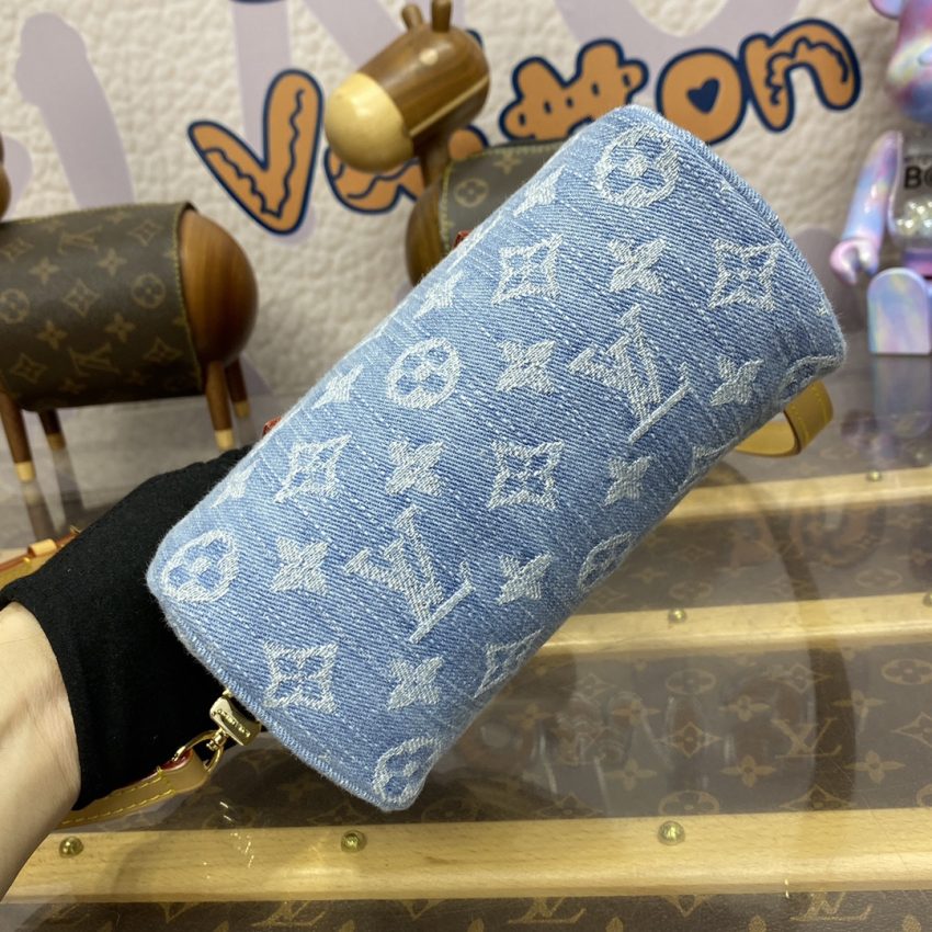Replica Louis Vuitton Speedy Nano Denim - premium-grade designer purse dupe