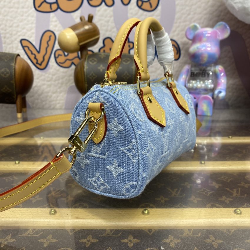 Replica Louis Vuitton Speedy Nano Denim - elite superclone designer purse