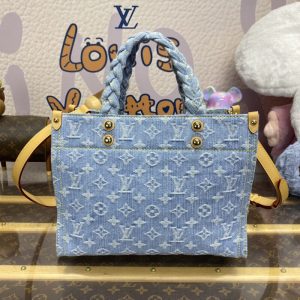 Replica LV OnTheGo Denim Large - top-rated replica designer bag