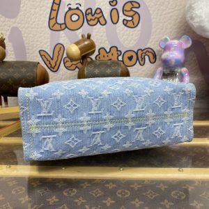 Replica LV OnTheGo Denim Large - realistic designer-inspired fake bag