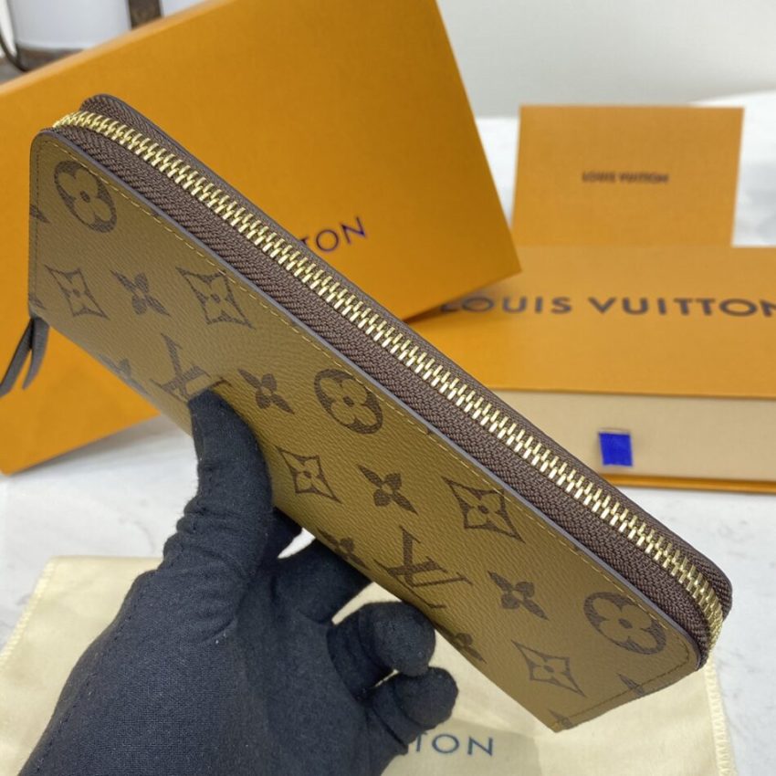 Replica Louis Vuitton Clemence Wallet Light Brown - realistic designer-inspired fake bag