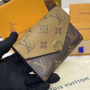 Replica Louis Vuitton Victorine Wallet Light Brown - elite superclone designer purse