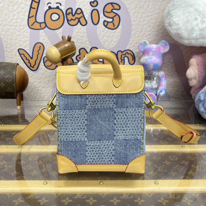 Replica Louis Vuitton Nano Steamer Denim - ultra-realistic fake designer tote