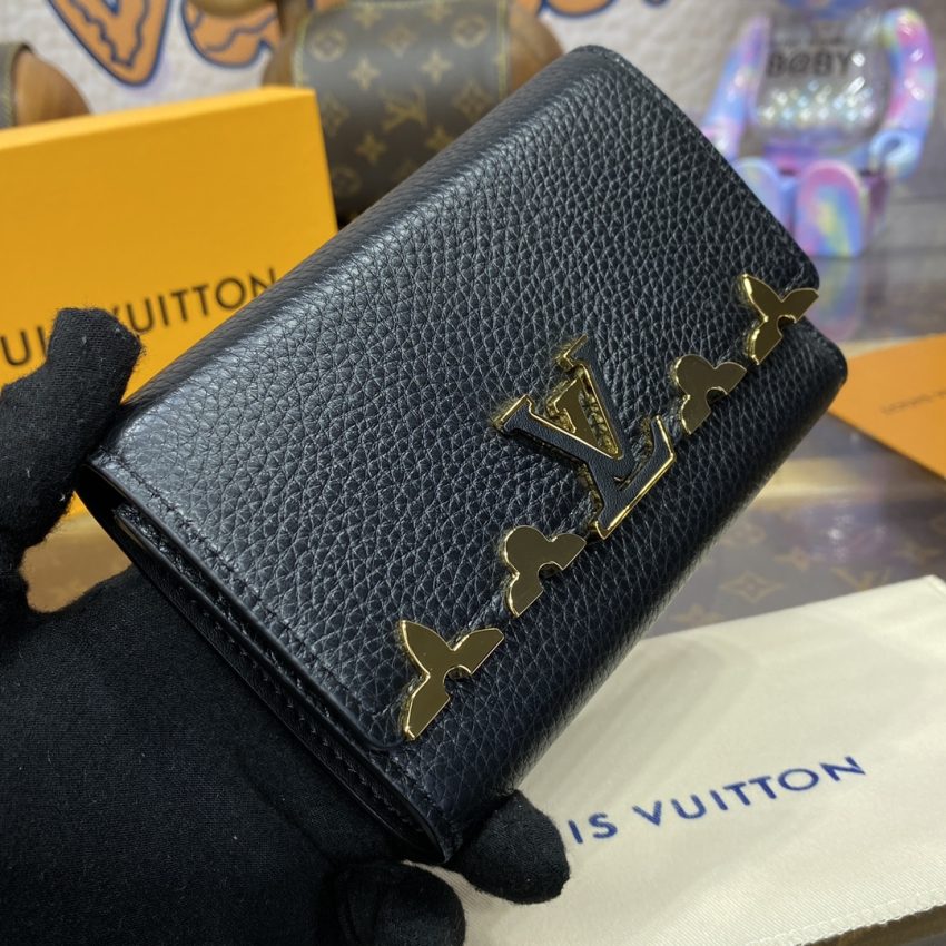 Replica Loius Vuitton Capucines Compact Wallet - top-rated replica designer bag