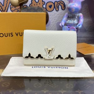 Replica Loius Vuitton Capucines Compact Wallet White - best-selling designer handbag dupe