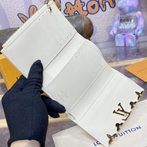 Replica Loius Vuitton Capucines Compact Wallet White - 1:1 designer replica handbag