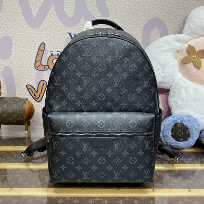 Replica Louis Vuitton Discovery Backpack Black Canvas - high-accuracy replica luxury purse