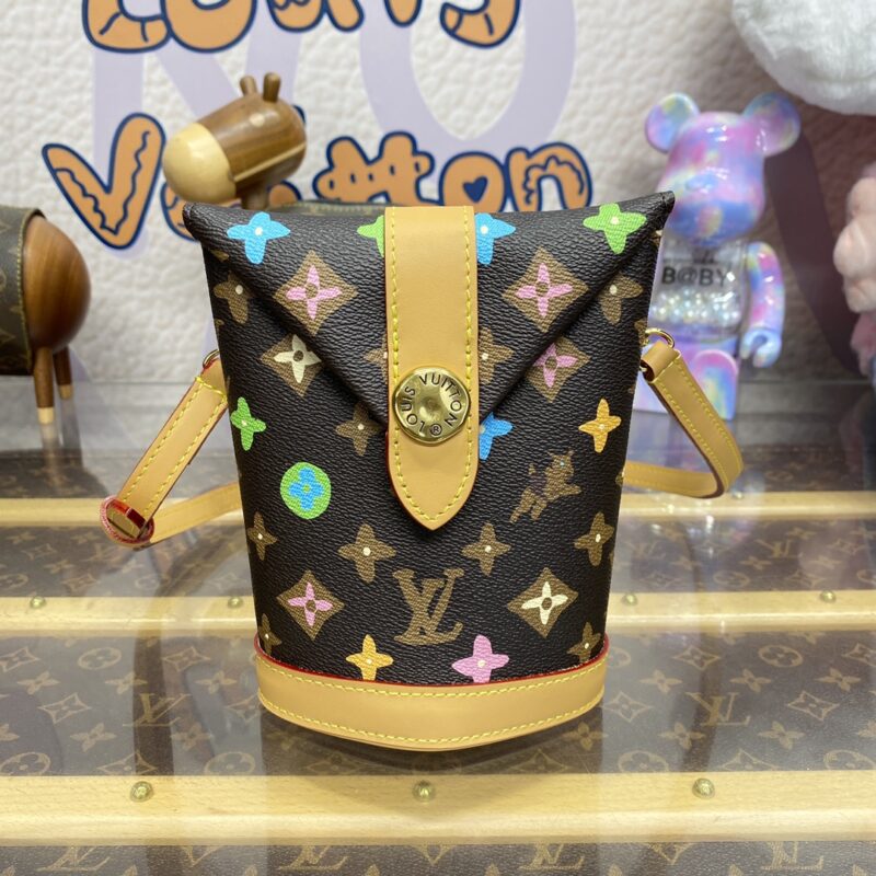 Replica Louis Vuitton Envelope Pouch Brown - best-selling designer handbag dupe