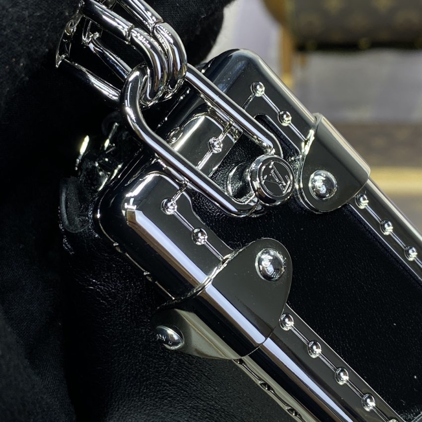 Replica Louis Vuitton Slim Trunk Black - authentic-look luxury purse replica