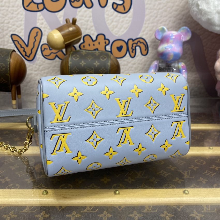 Replica Louis Vuitton Speedy Bandouliere 20 Blue Limited - near-authentic luxury replica handbag