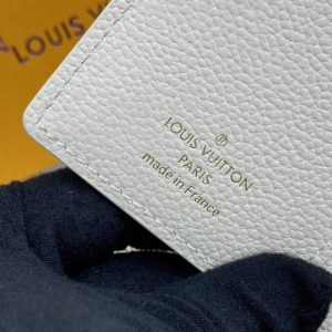 Replica Louis Vuitton Zipper Coin Purse White&Pink - best quality luxury bag dupe