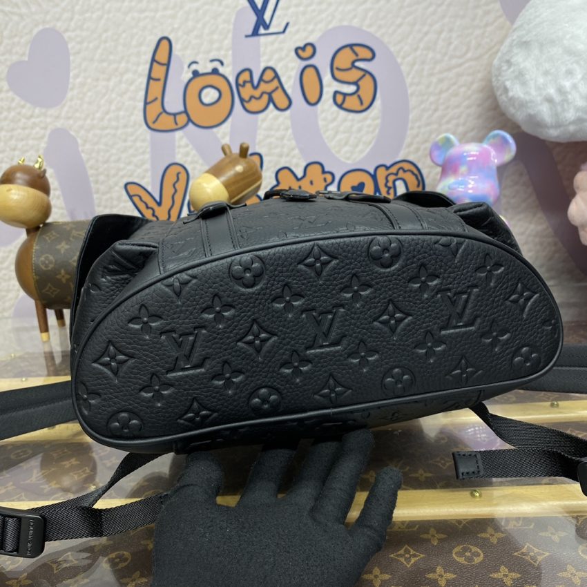 Replica Louis Vuitton Christopher Backpack Full Black - best quality luxury bag dupe
