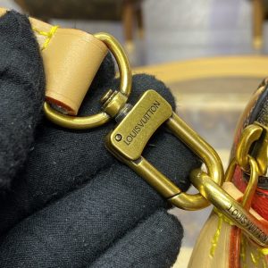 Replica Louis Vuitton Speedy 18 Red Grid - near-authentic luxury replica handbag