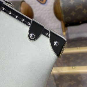 Replica Louis Vuitton Slim Trunk White - near-authentic luxury replica handbag