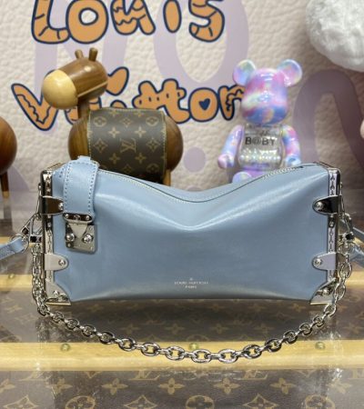 Replica Louis Vuitton Slim Trunk Blue - high-accuracy replica luxury purse