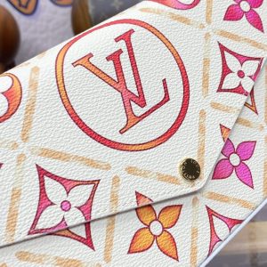 Replica Louis Vuitton Félicie Pochette White Orange Flowers - premium 1:1 fake handbag model