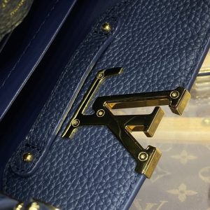 Replica Loius Vuitton Capucines Dark Blue - 1:1 designer replica handbag