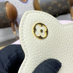 Replica Loius Vuitton Capucines Pink Beige - best quality luxury bag dupe