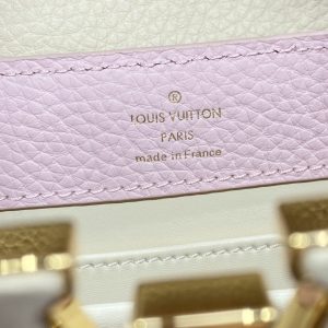 Replica Loius Vuitton Capucines Pink Beige - realistic designer-inspired fake bag