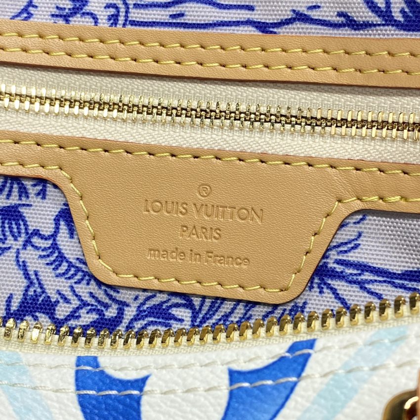 Replica Louis Vuitton Speedy Bandouliere 25 Blue-White - high-quality designer bag clone