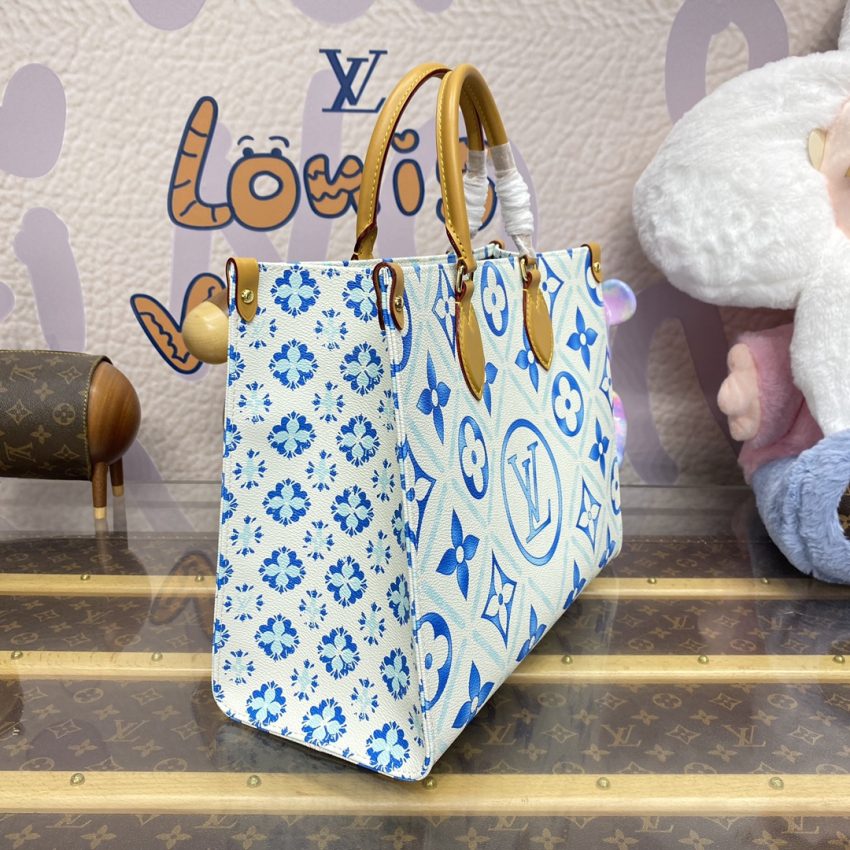 Replica LV OnTheGo Blue - high-accuracy replica luxury purse