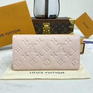 Replica Louis Vuitton Sarah Wallet Pink - premium-grade designer purse dupe