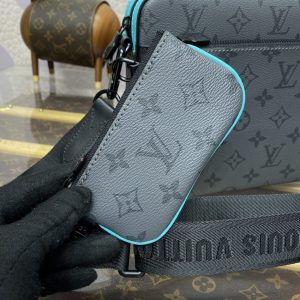Replica Louis Vuitton Trio Messenger Grey&Tiffany - high-quality designer bag clone